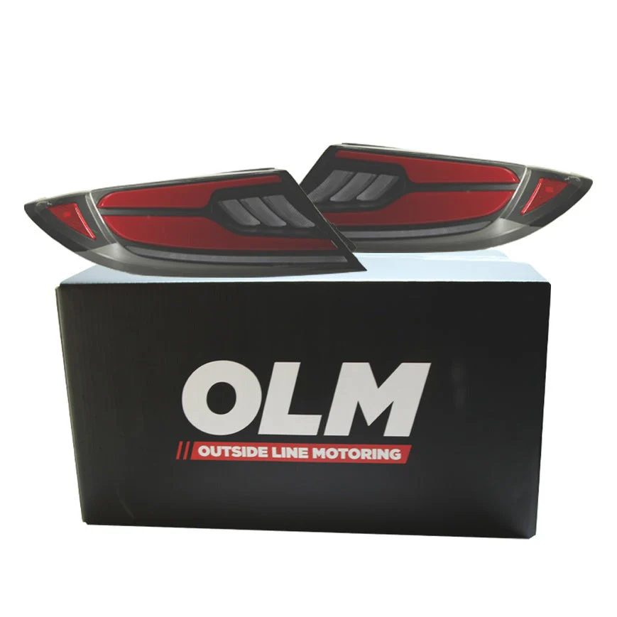 OLM Raiden LED Taillights (Clear Lens/Red Bar) - 2022-2026 Toyota GR86 / Subaru BRZ - Image 2