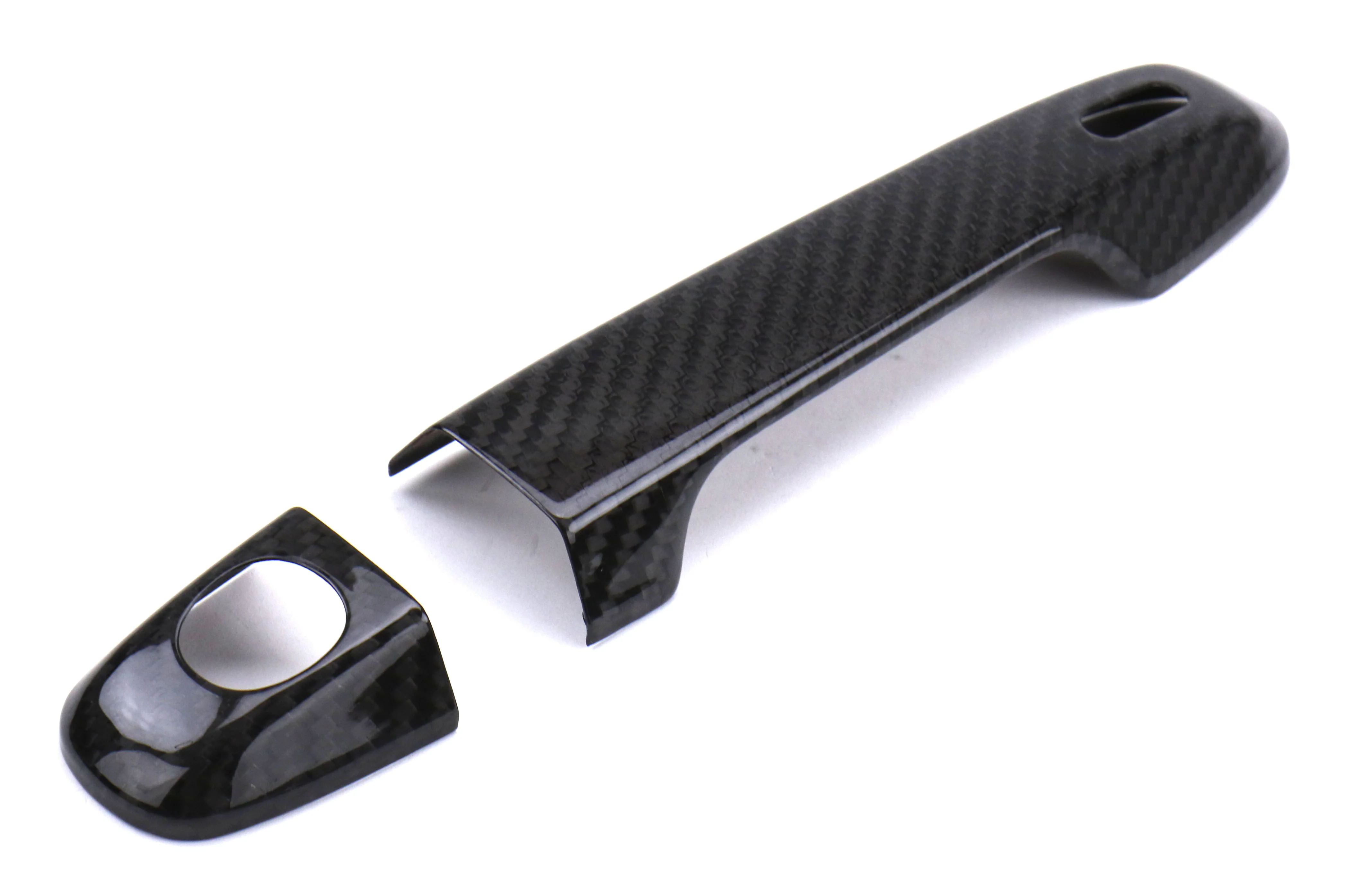 OLM S-Line Dry Carbon Fiber Gloss Finish Door Handle Cover - Gloss Carbon Fiber - 2013-2024 Scion FR-S / Subaru BRZ / Toyota 86/GR86 - Image 3