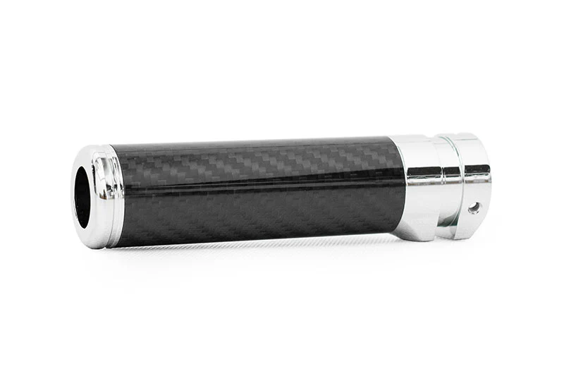 OLM Signature Series Ebrake Handle - Black Carbon w/ Chrome - 2013-2024 Scion FR-S / Subaru BRZ / Toyota 86/GR86 / 2015-2021 Subaru WRX / STI / 2014-2018 Forester / 2013-2017 Crosstrek