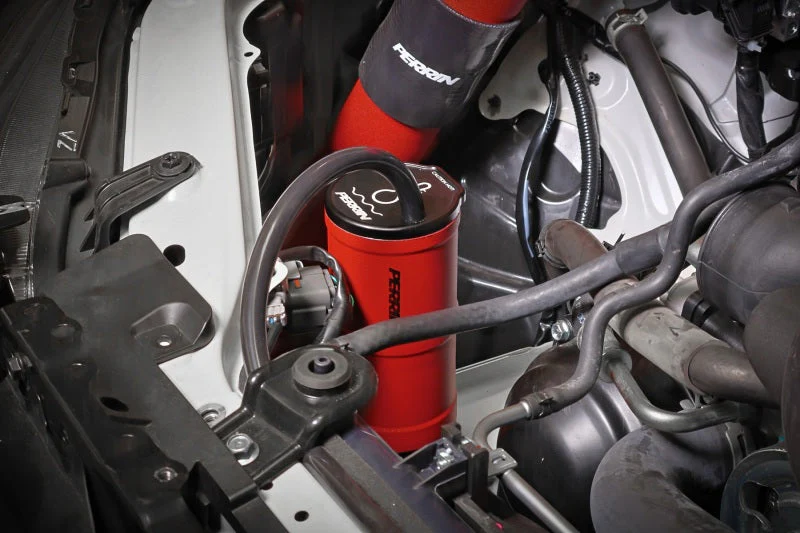 PERRIN Coolant Overflow Tank - Red 2002-2025 Subaru WRX / 2004-2021 STI / 2013-2026 BRZ/GR86/FRS/86 - Image 5