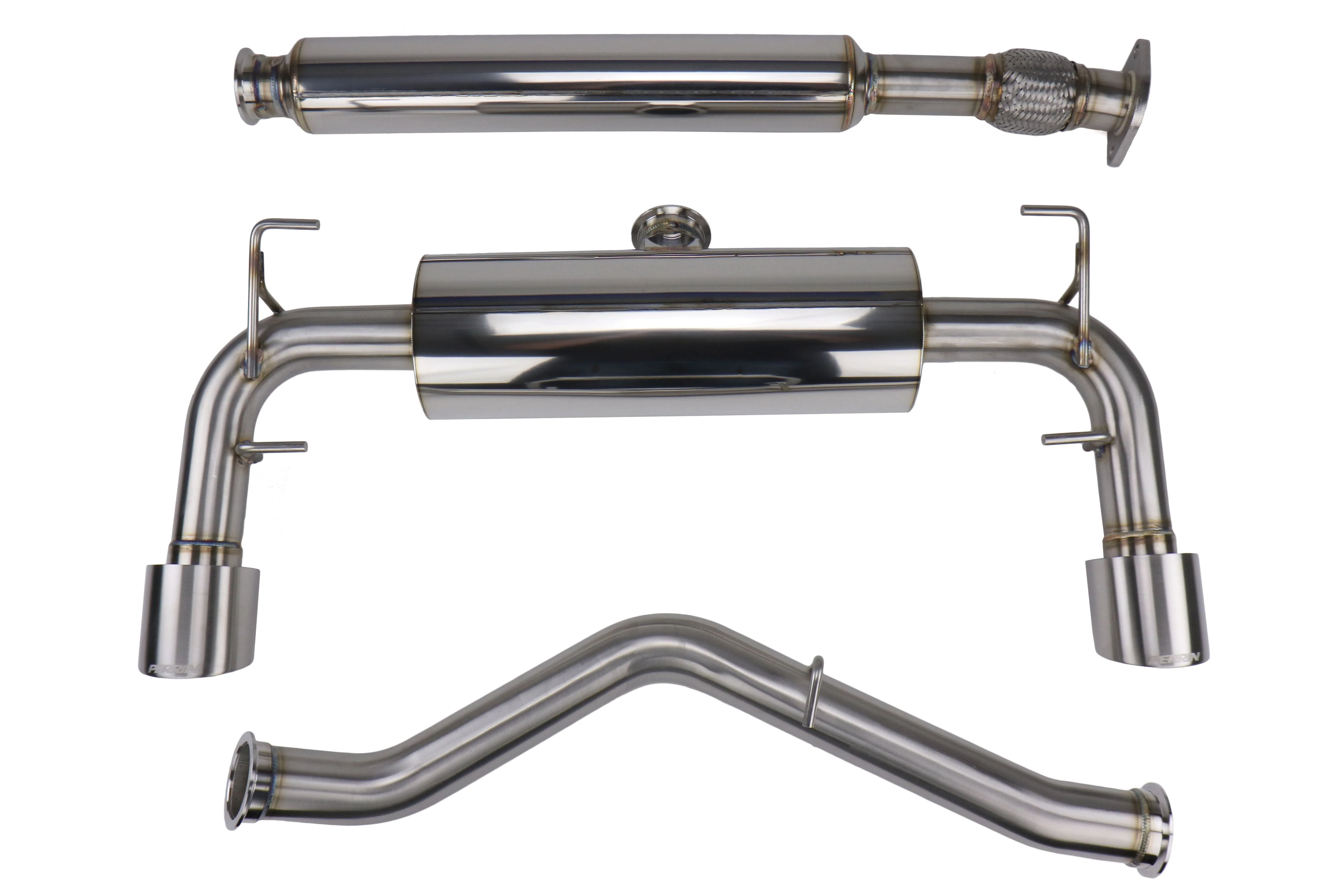PERRIN 2.5 inch Cat-Back Exhaust - 2013-2016 Scion FR-S / 2013-2024 Subaru BRZ / 2017-2020 Toyota 86 / 2022-2024 GR86 - Image 5
