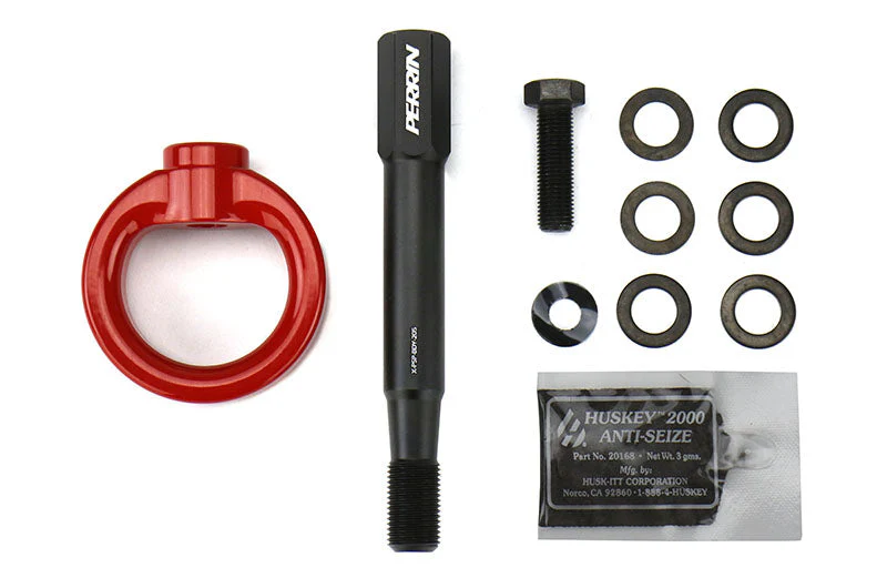 PERRIN Front Tow Hook (Red) - 2018-2021 Subaru WRX / STI / 2013-2016 Scion FR-S / 2013-2020 Subaru BRZ / 2017-2020 Toyota 86 - Image 6