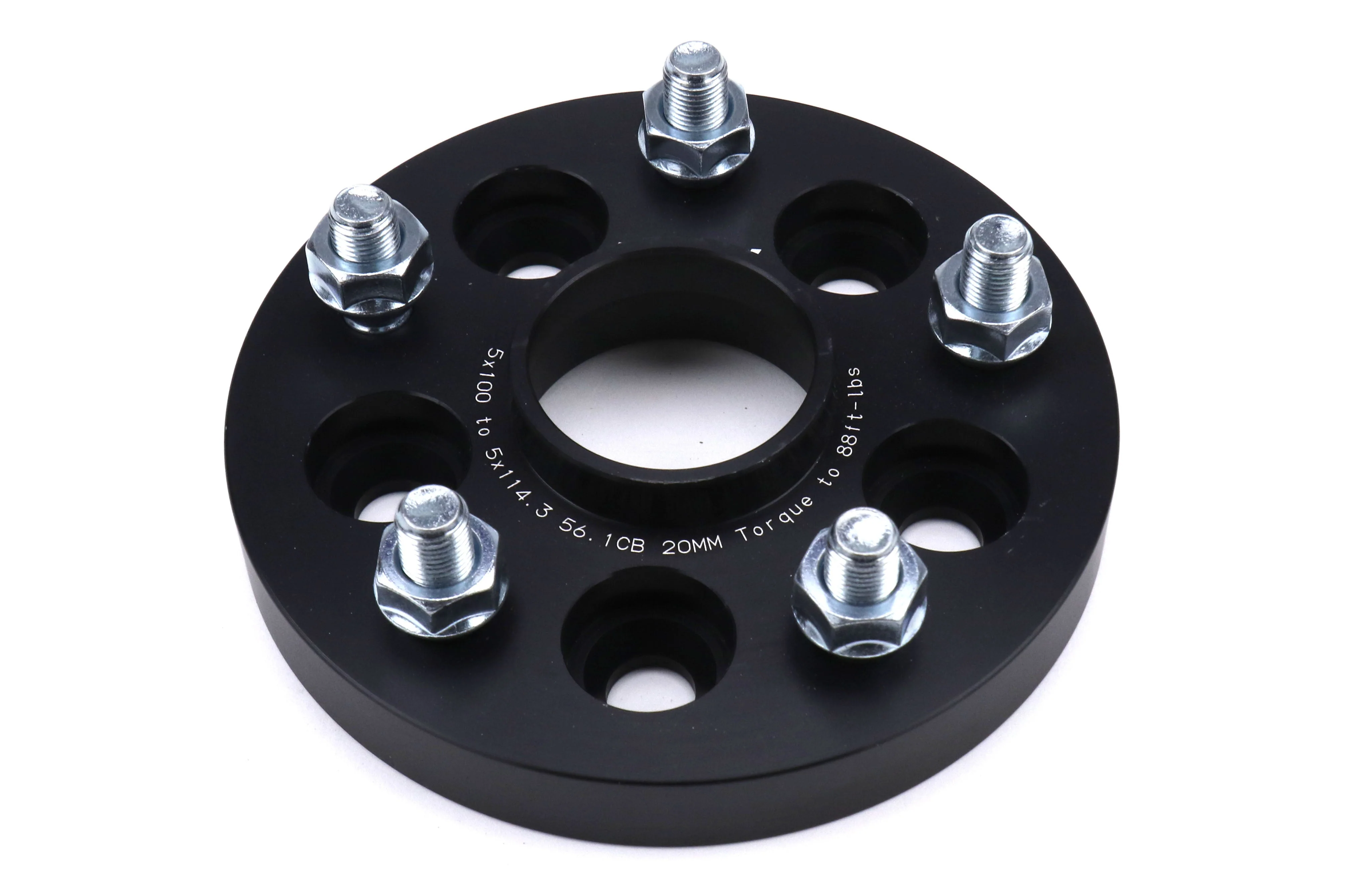 PERRIN 5x100 to 5x114.3 20mm Wheel Adapters Black - Subaru Models (inc. 2002-2014 WRX) - Image 6