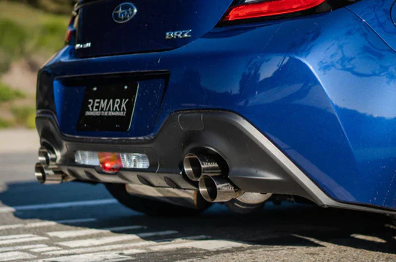 REMARK Sports Touring Cat-Back Exhaust Stainless Steel Tip Cover - 2022-2024 Subaru BRZ / Toyota GR86 - Image 10