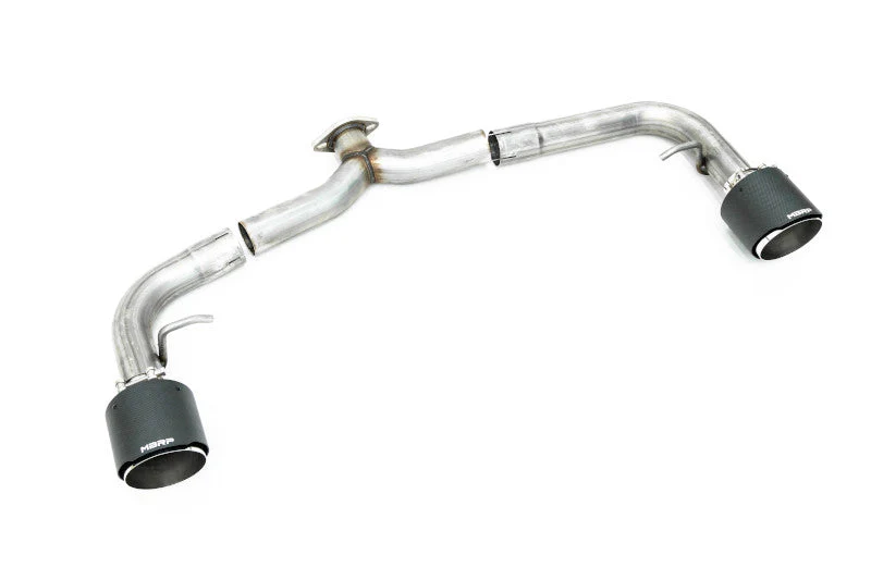 MBRP Axle Back Exhaust Dual Split w/ Carbon Tips - 2022-2024 Subaru BRZ / Toyota GR86 - Image 2