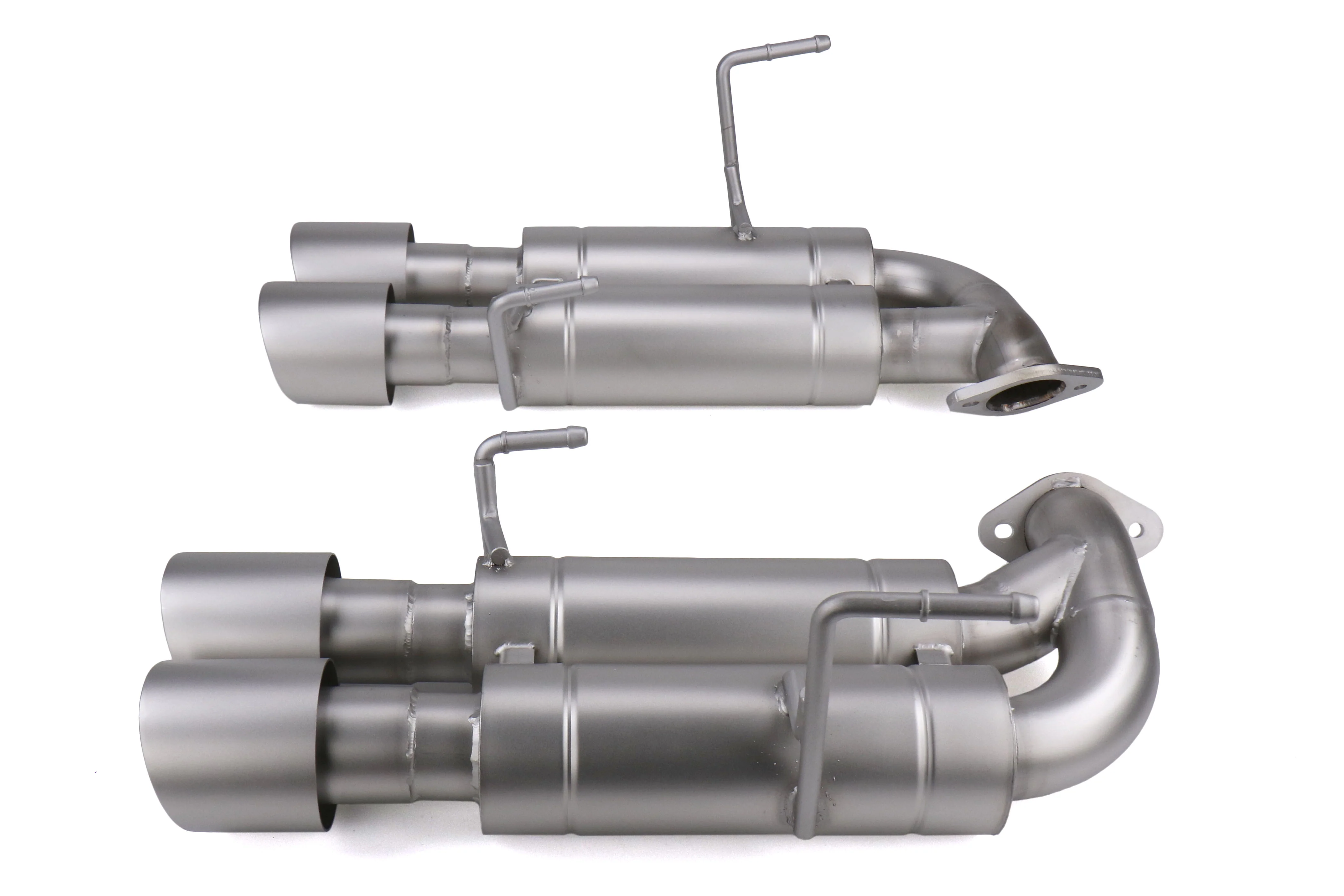 CP-E Austenite Axle Back Quad Mufflers 4in Titan Tips - 2015-2021 Subaru WRX / STI - Image 2