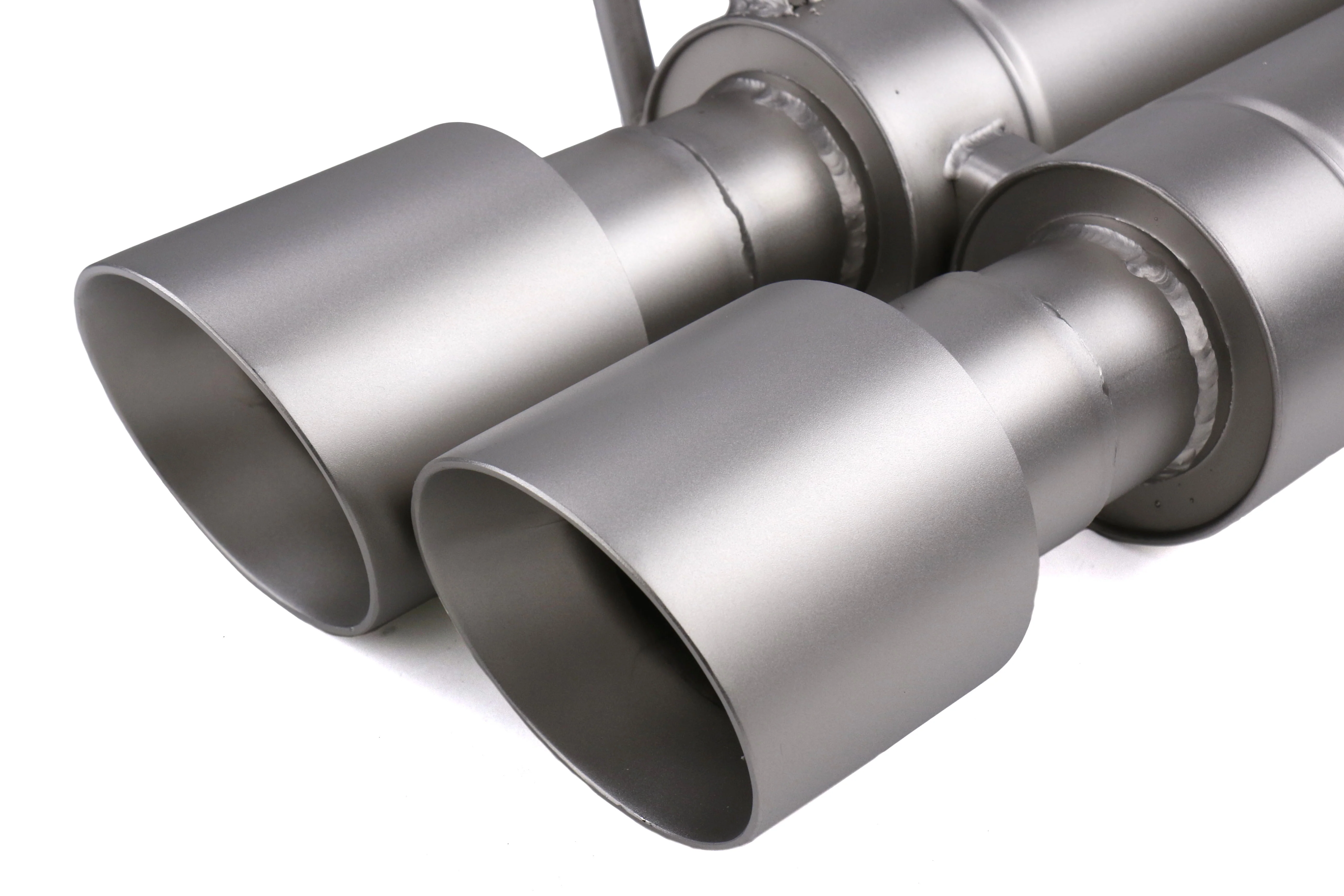 CP-E Austenite Axle Back Quad Mufflers 4in Titan Tips - 2015-2021 Subaru WRX / STI - Image 4