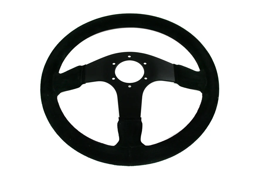 Sparco 375 Black Suede Steering Wheel - Universal - Image 2