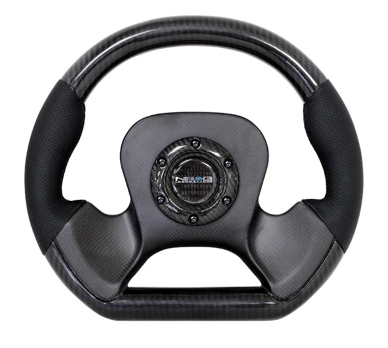 NRG Carbon Fiber Steering Wheel 320mm Carbon Fiber Center Plate - Universal