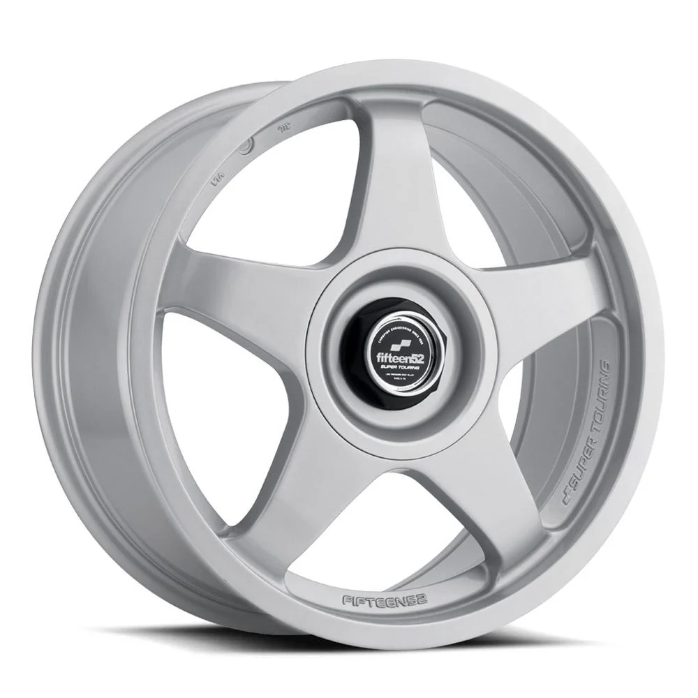 fifteen52 Chicane Speed Silver 18x8.5 +35 5x114.3/5x100 (Single Wheel)  - 2015-2024 Subaru WRX / 2015-2021 STI / 2019-2024 Forester / 2013-2024 Subaru BRZ / Scion FR-S / Toyota GR86 / 2014-2018 Subaru Forester - Image 2