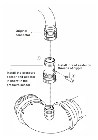Torque Solution Billet Boost Tap - 2020+ Toyota Supra - Image 2