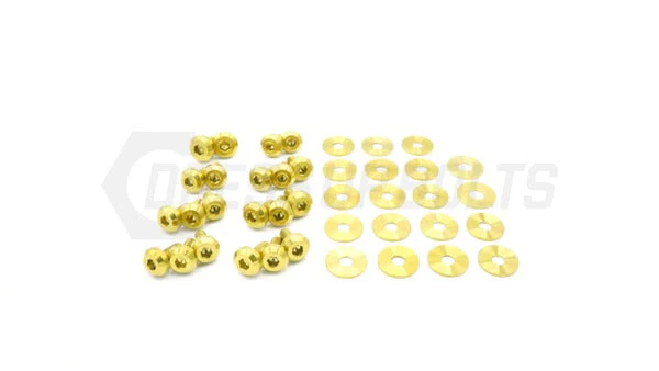 Fast Turn Fittings Stage 1 Titanium Hardware Engine Bay Kit (Gold) - 2013-2016 Scion FR-S / 2013-2020 Subaru BRZ / 2017-2020 Toyota 86 - Image 3