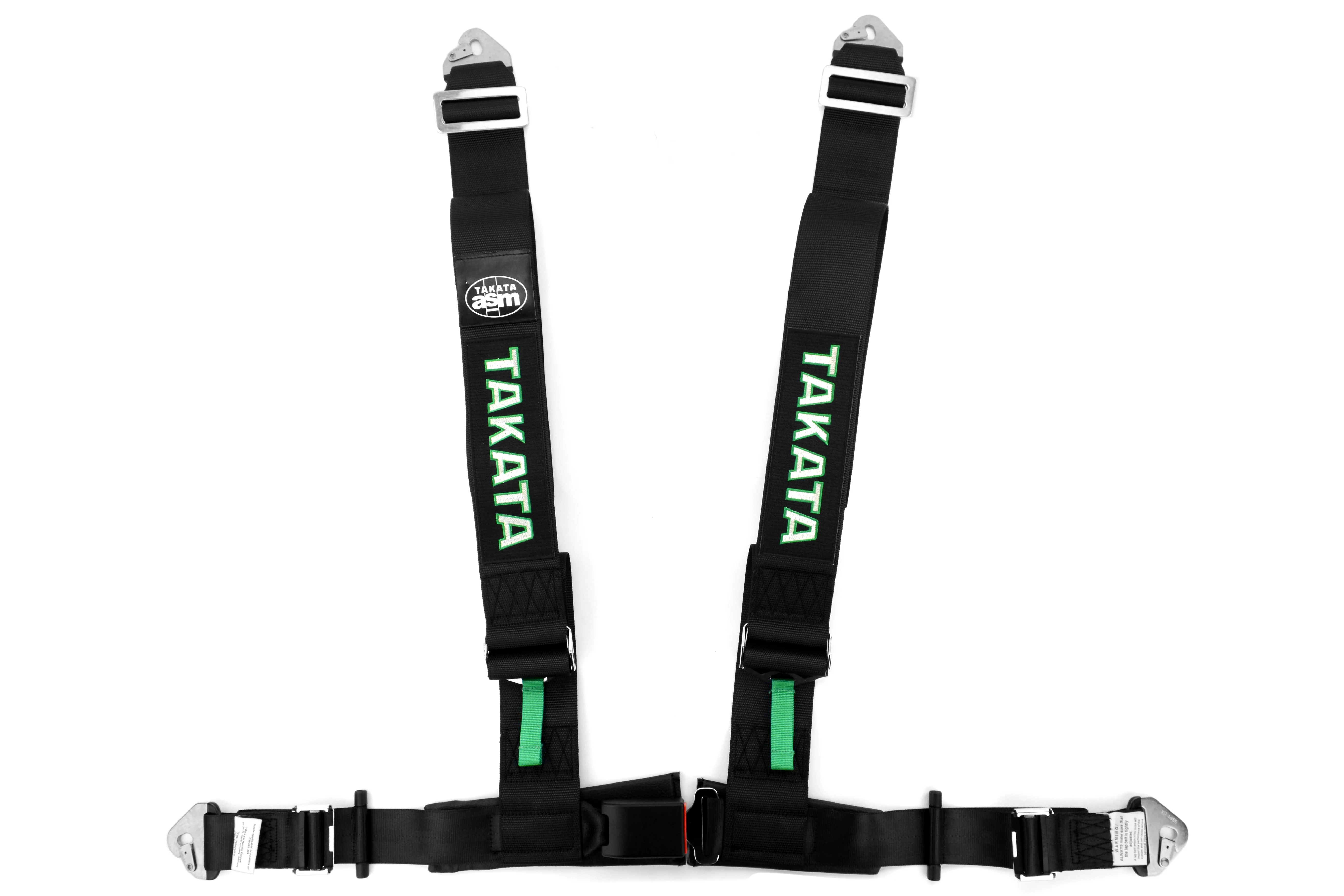 Takata Drift III 4-Point Harness Black Snap-On - Universal