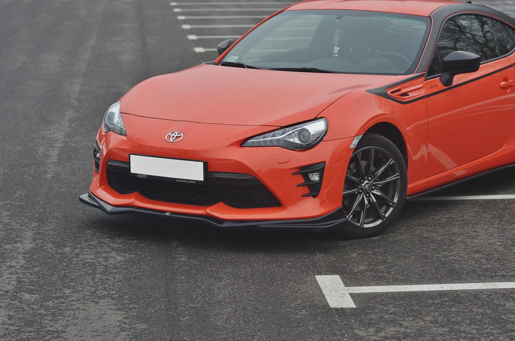 Maxton Design V2 Gloss Black Facelifted Front Lip - 2017-2021 Toyota 86 - Image 6