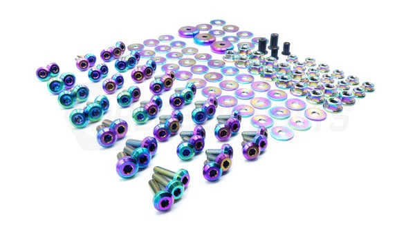 Fast Turn Fittings Stage 2 Titanium Hardware Engine Bay Kit (Purple) - 2022-2024 Subaru BRZ / Toyota GR86