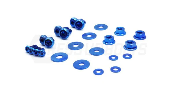 Fast Turn Fittings Titanium Hardware Trunk Kit (Polished) - 2022-2024 Subaru BRZ / Toyota GR86
