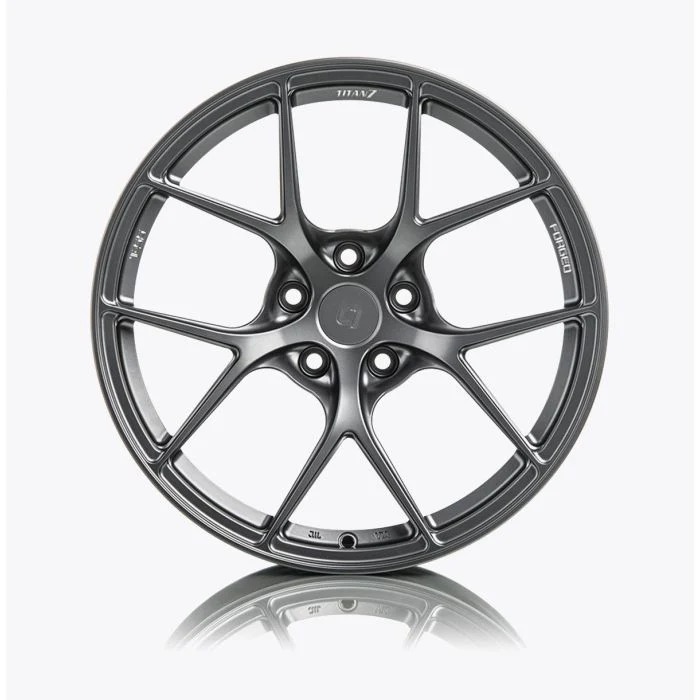 Titan 7 T-S5 Satin Titanium Rear 20x11 +43mm 5x112 (Single Wheel) - 2020-2023 Toyota GR Supra - Image 3