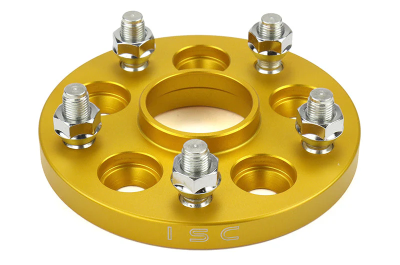 ISC Suspension 5x100 to 5x114.3 15mm Wheel Adapters Gold - Subaru Models (inc. 2002-2014 WRX) - Image 5