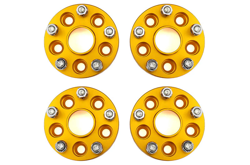ISC Suspension 5x100 to 5x114.3 15mm Wheel Adapters Gold - Subaru Models (inc. 2002-2014 WRX) - Image 6