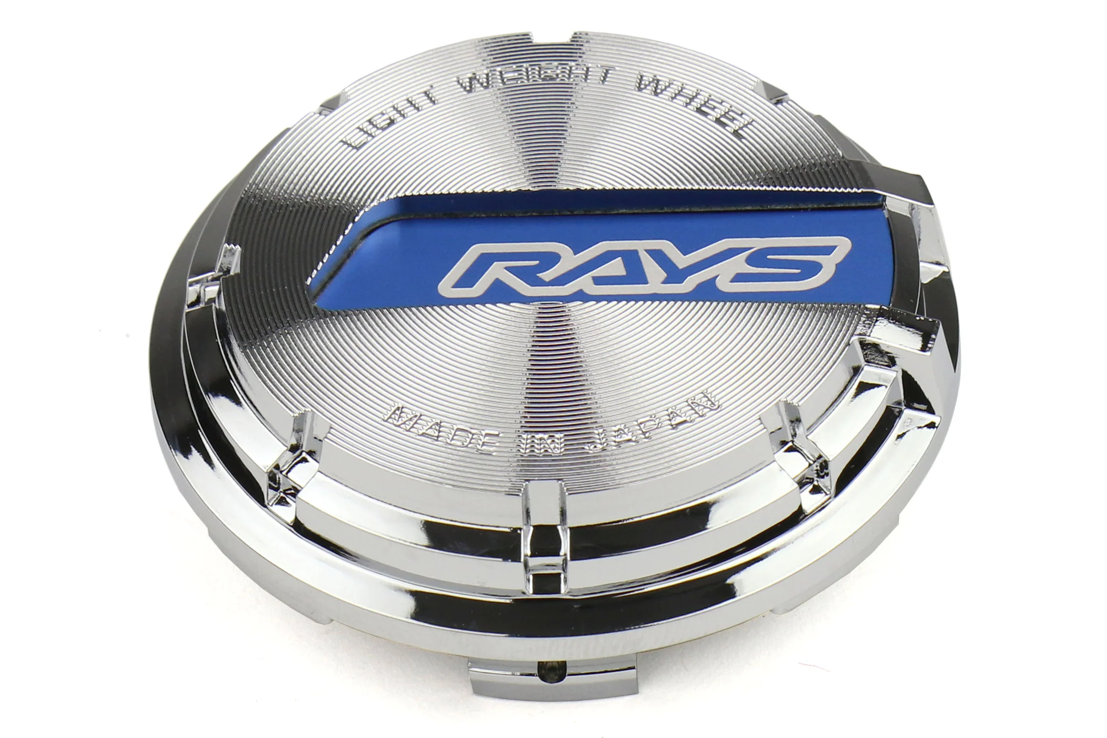 Rays Gram Lights 57CR / 57DR GL Center Cap-Blue-Chrome - Image 2
