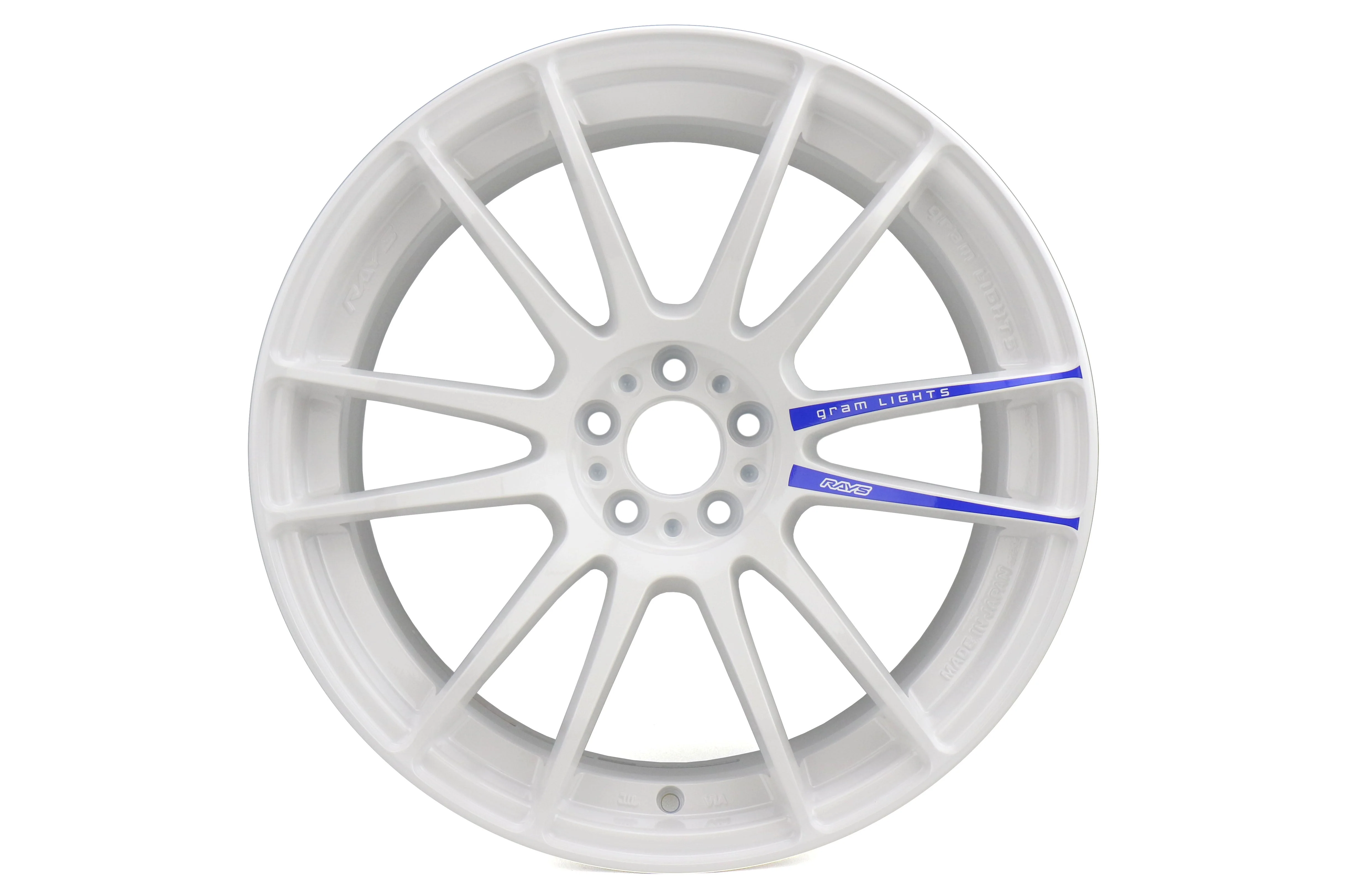 Rays Gram Lights 57Xtreme Spec D (Face 2) White 18x9.5 +38mm 5x100 (Single Wheel) - 2013-2024 Subaru BRZ / Scion FR-S / Toyota GR86 / 2014-2018 Subaru Forester