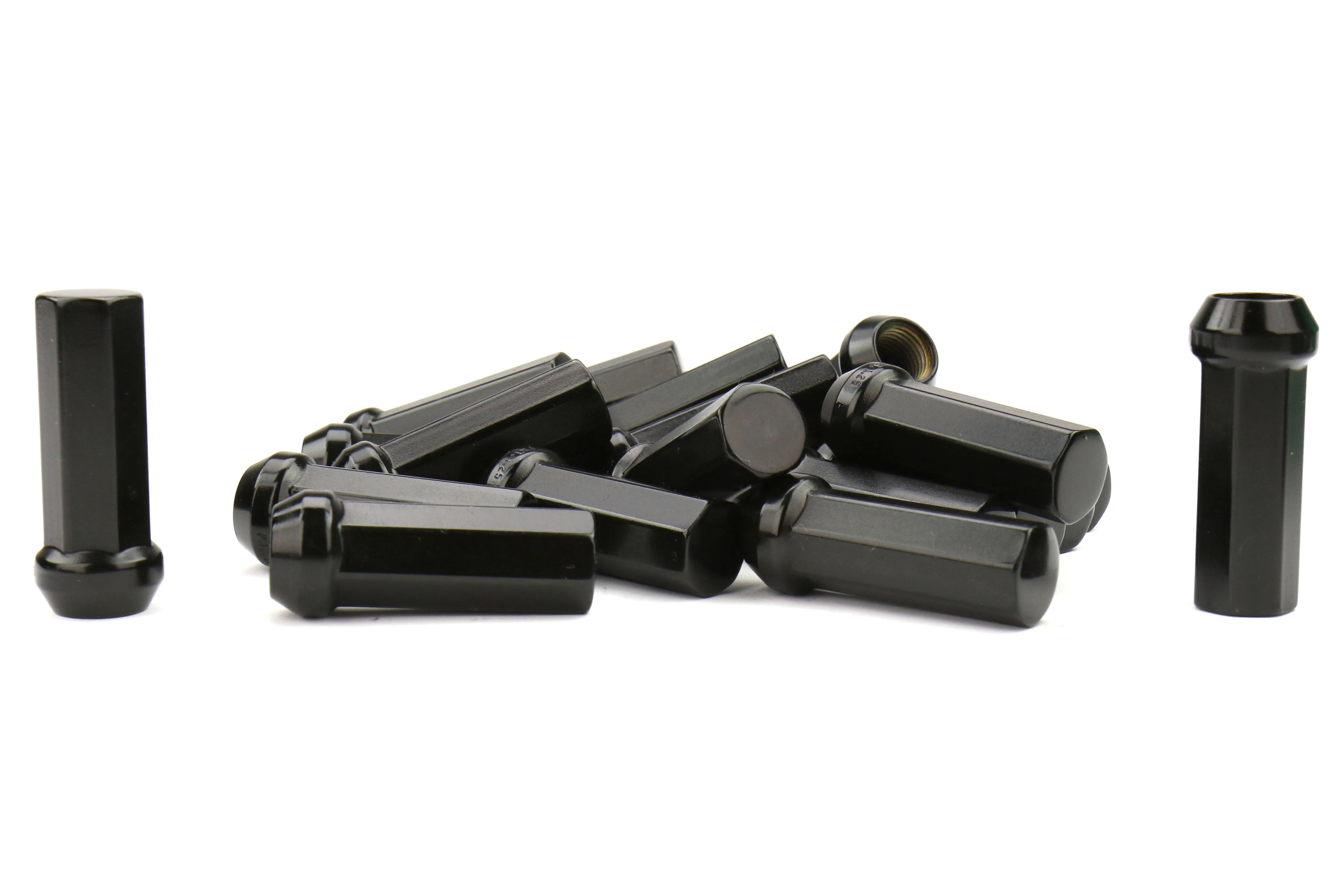 Project Kics Kyokugen Heptagon 50mm Closed Ended Black Lug Nuts 12x1.25 - Universal - Image 5