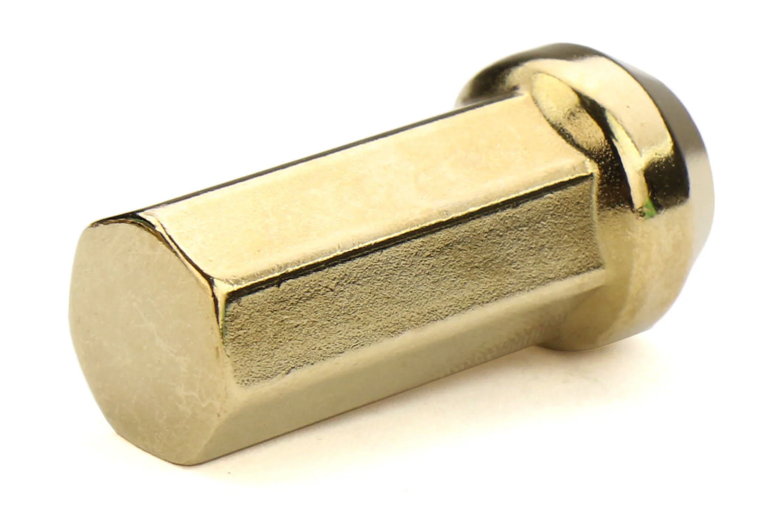 Project Kics Kyokugen Heptagon 42mm Closed Ended Gold Lug Nuts 12x1.25 - Universal - Image 3