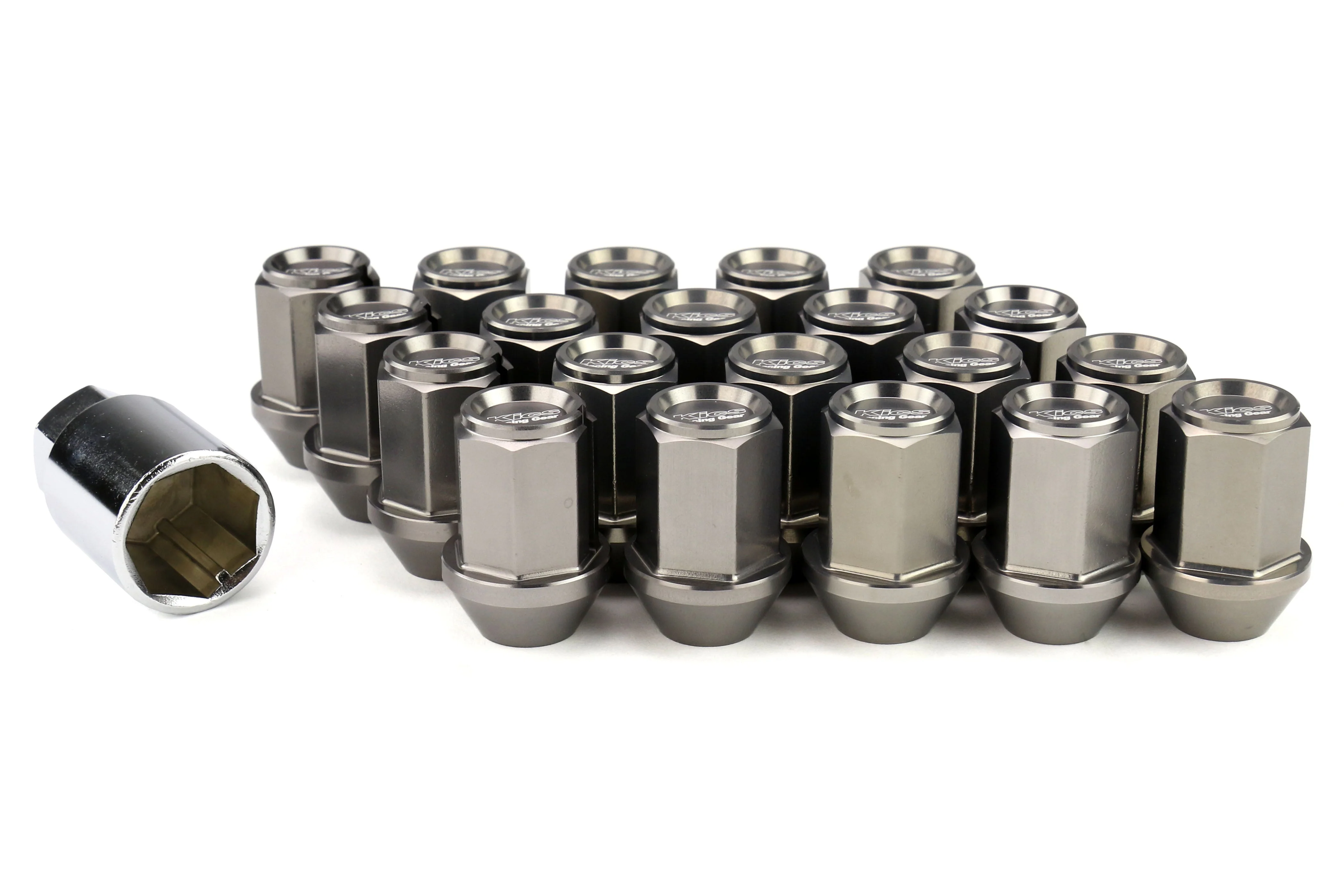 Project Kics Leggdura Racing Lug Nuts Gunmetal M12X1.25 - Universal