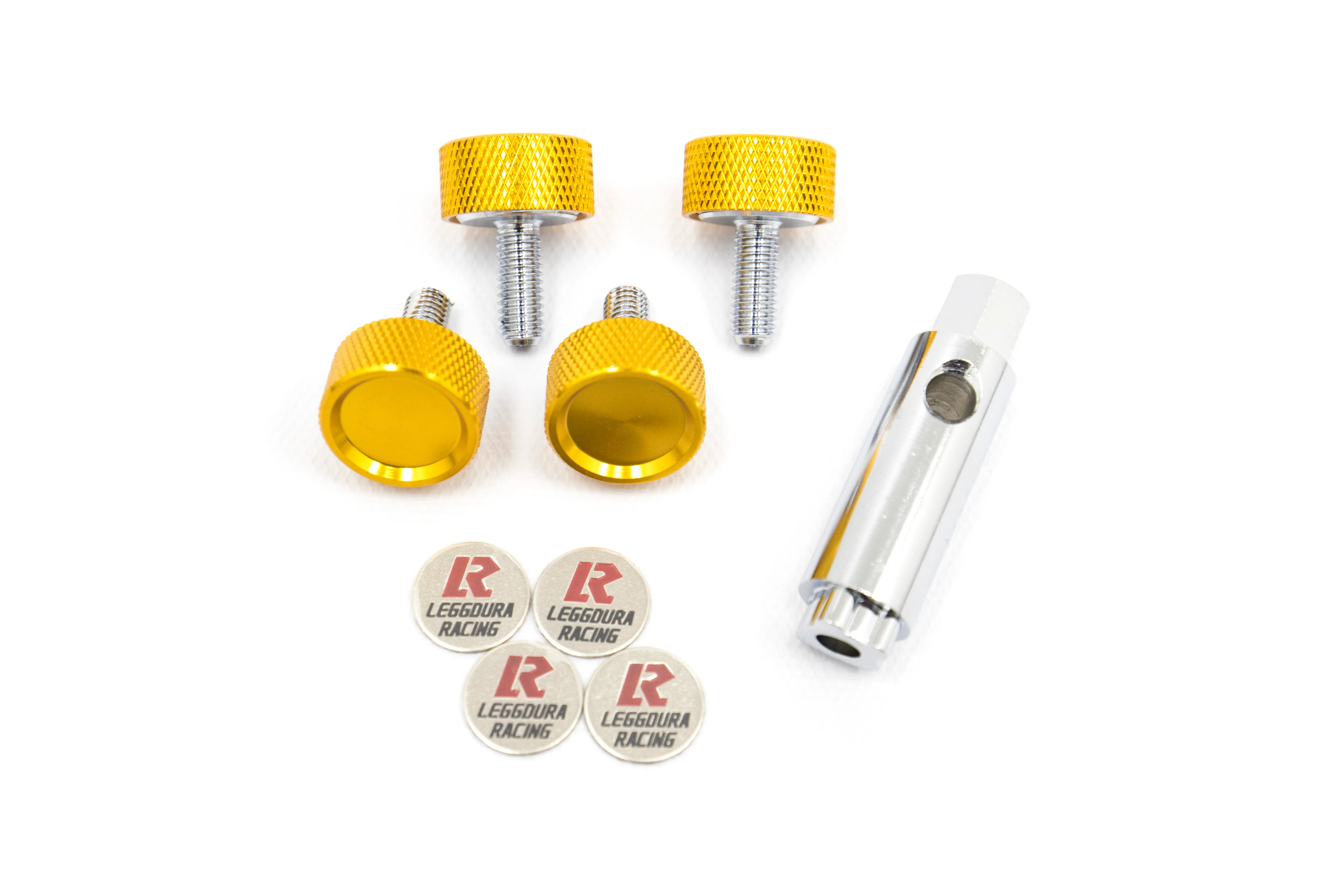 Project Kics Leggdura Racing 2pc License Plate Lock Bolts - Universal - Image 4