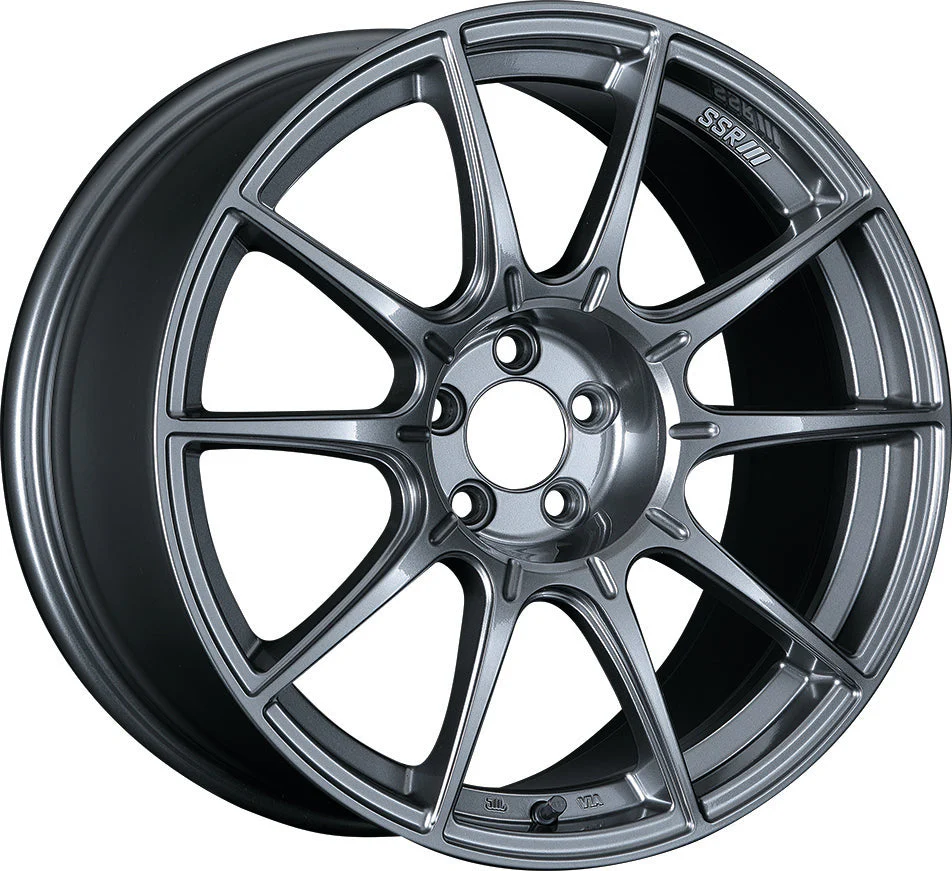 SSR GTX01 Dark Silver 18x9.5 +40 5x100 (Single Wheel) - 2013-2016 Scion FR-S / 2013-2024 Subaru BRZ / 2017-2024 Toyota GR86