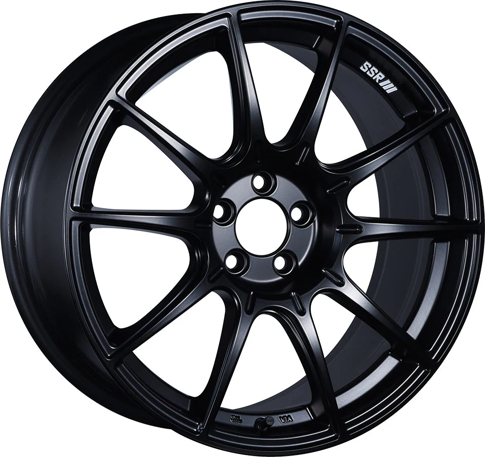 SSR GTX01 Flat Black 18x9.5 +40 5x100 (Single Wheel) - 2013-2016 Scion FR-S / 2013-2024 Subaru BRZ / 2017-2024 Toyota GR86