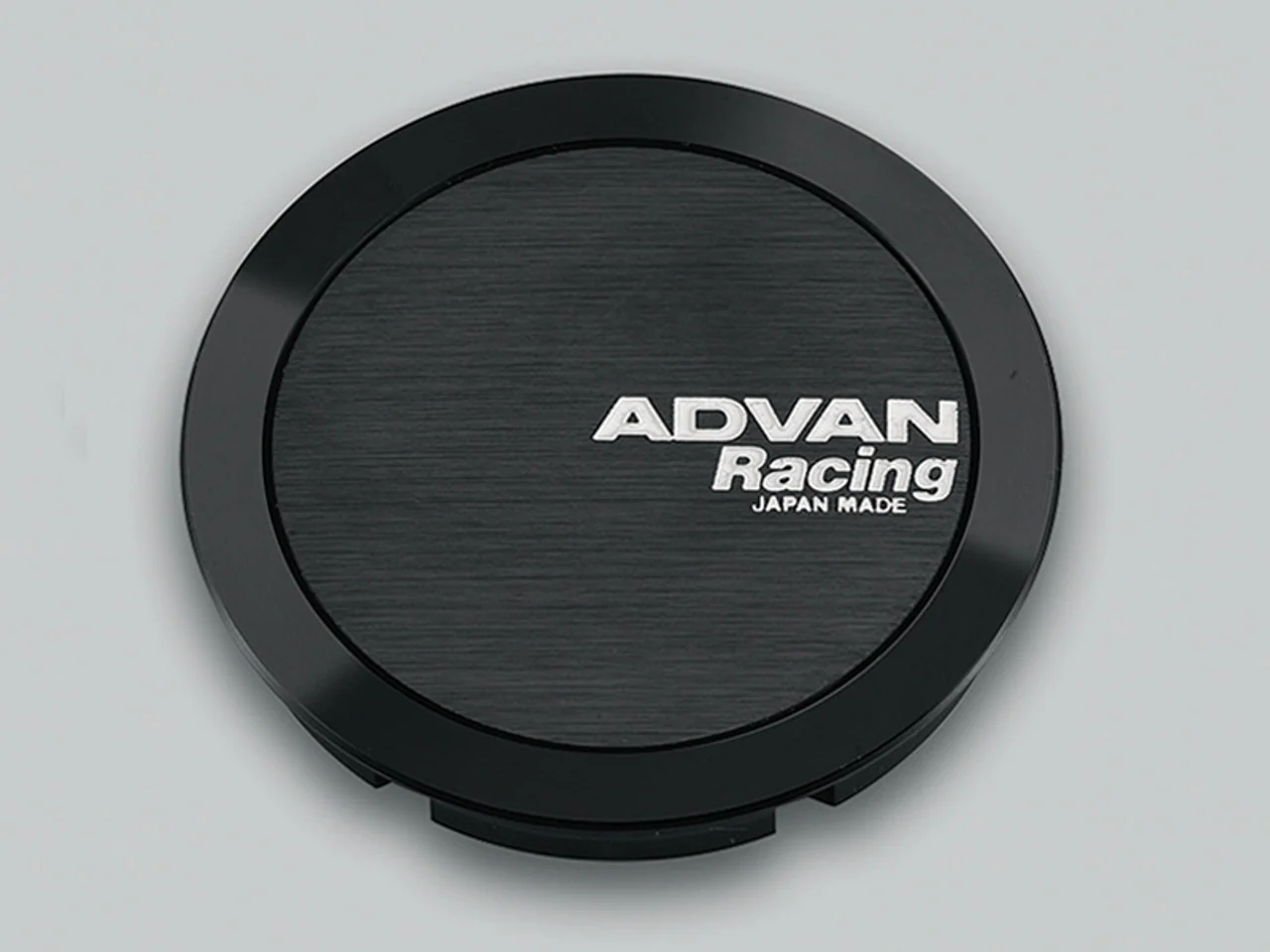Advan Racing Center Cap 63MM Full Flat Type Flat Black - Universal